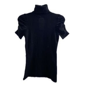 Women's/Juniors Short Sleeve Turtleneck Top - Size: Large